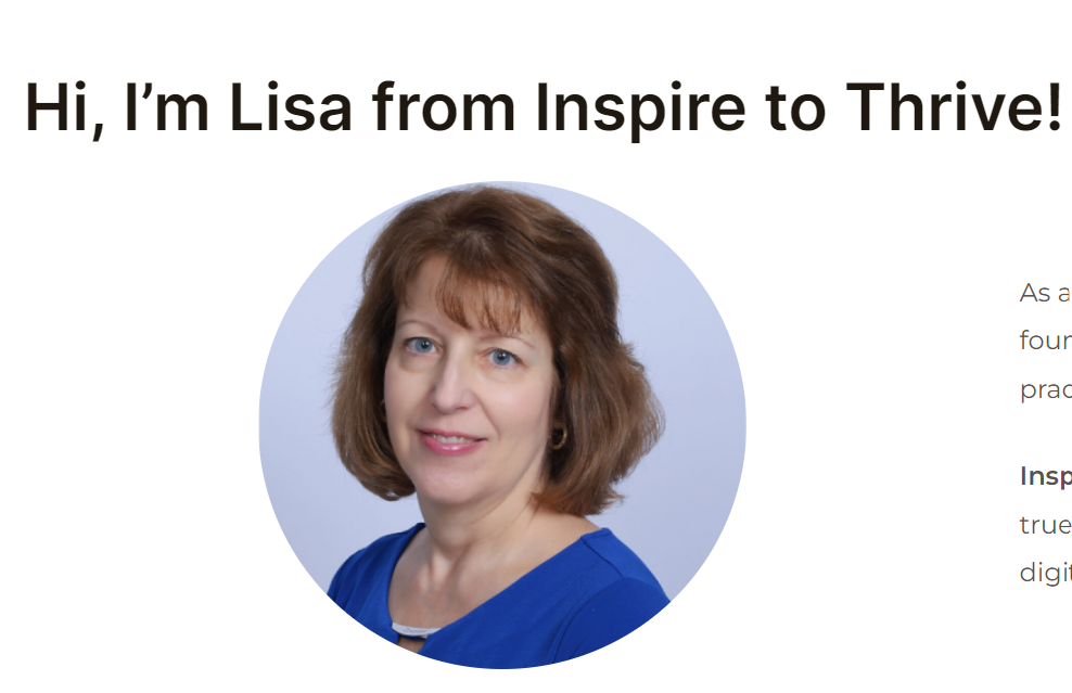Lisa Sicard of Inspire To Thrive