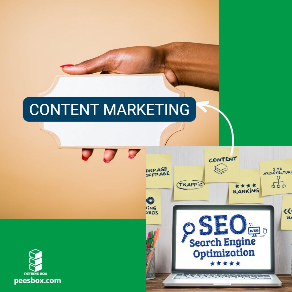 content marketing is the mother of SEO - Peter's Box