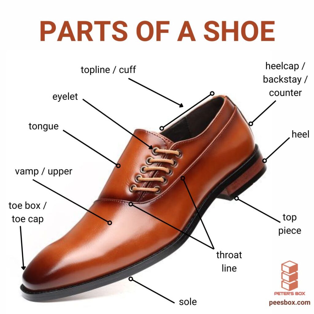 parts of a shoe - 1 - Peter's Box