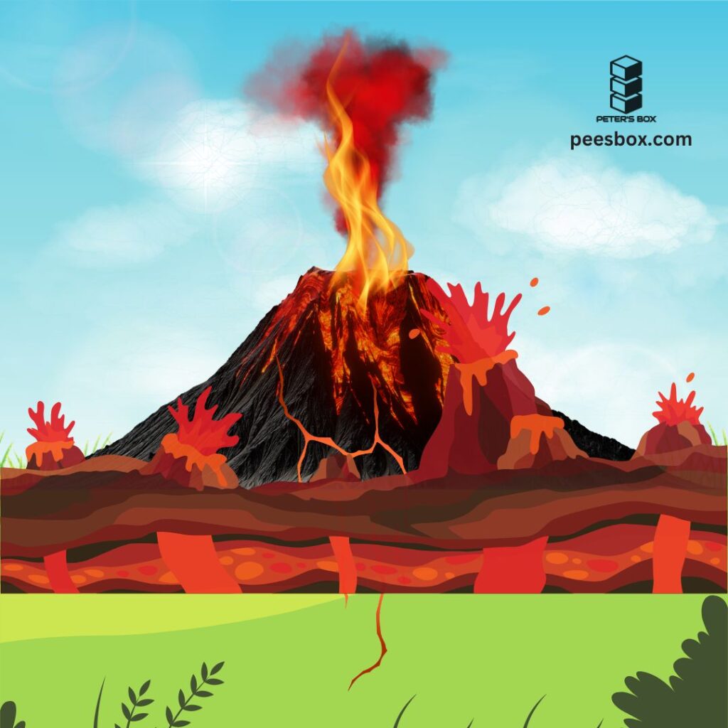 volcanic eruption - Peter's Box