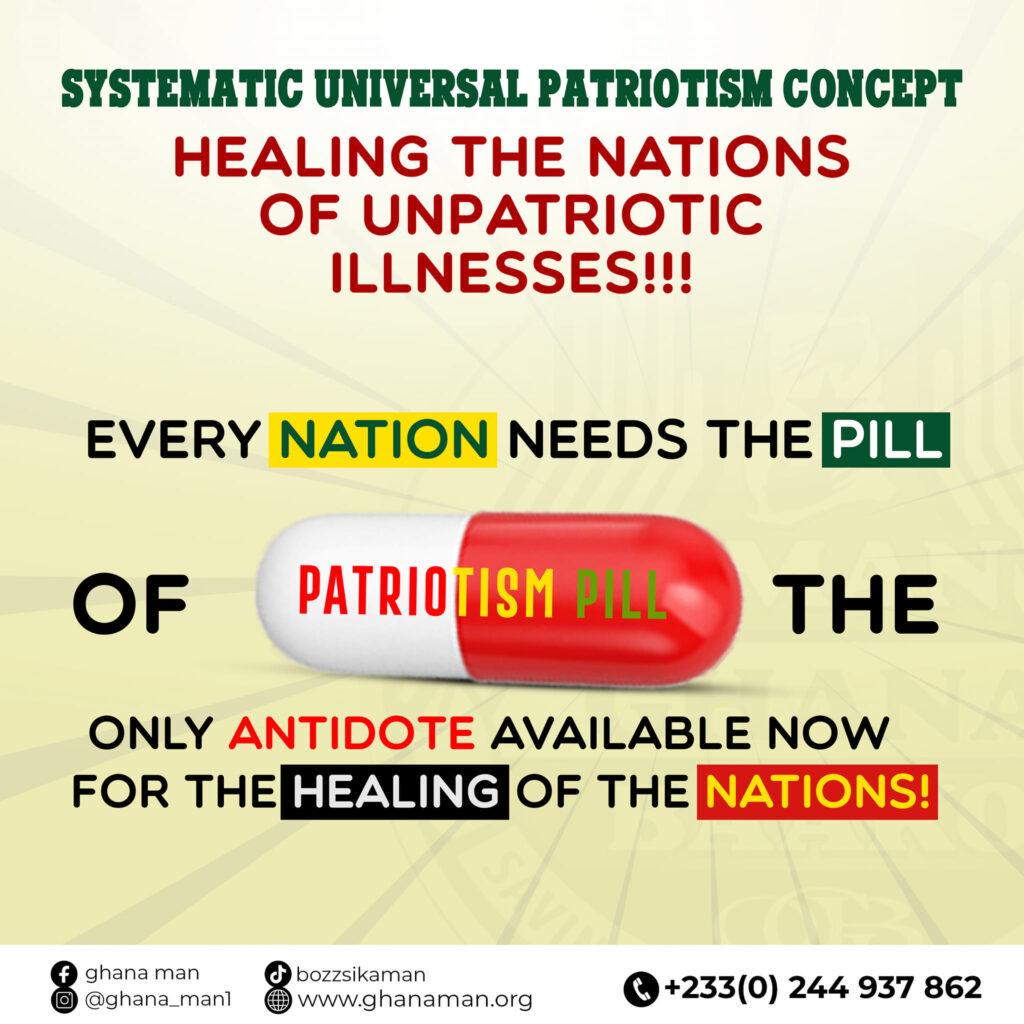 Ghana Man and the systematic universal patriotism concept - Peter's Box