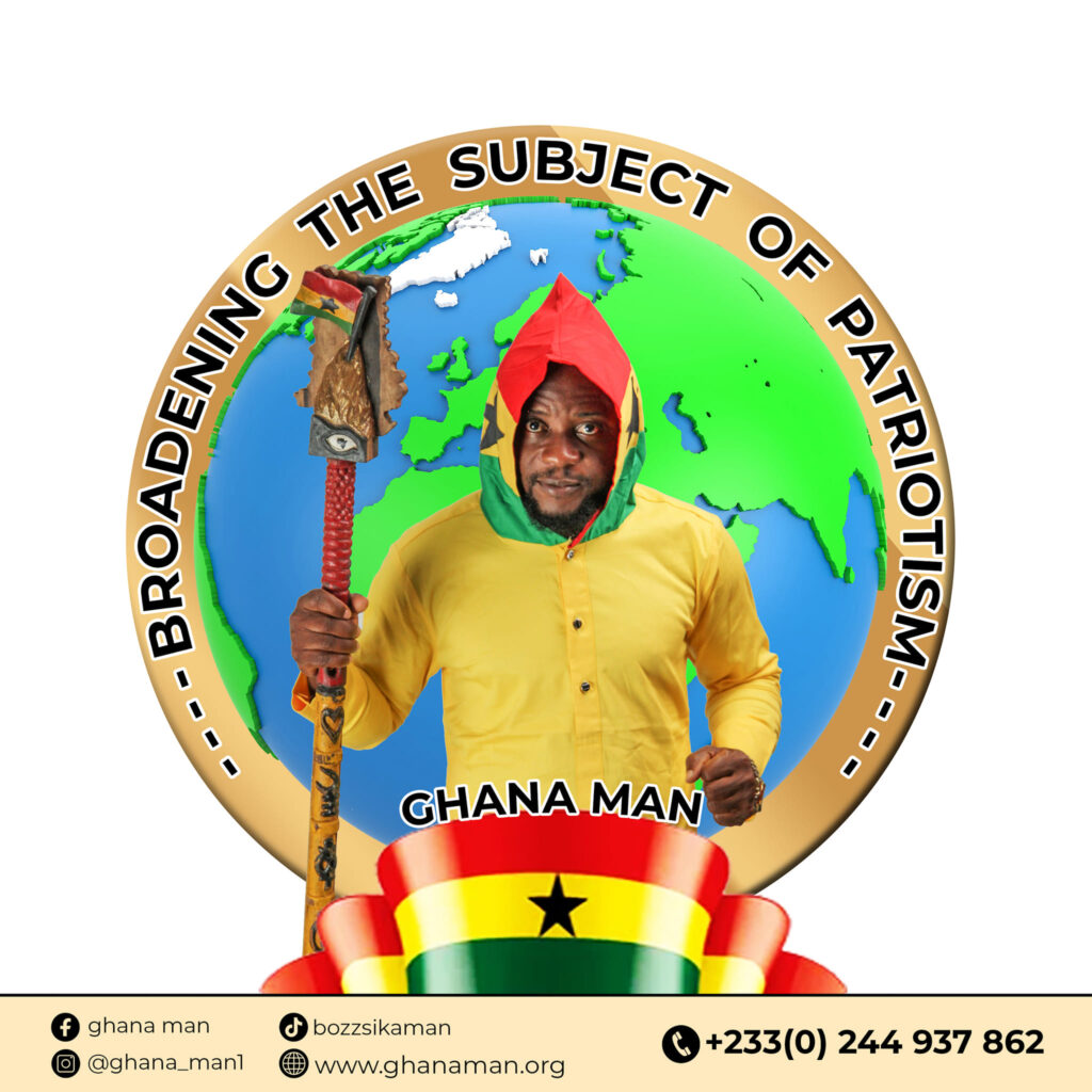 Ghana Man and the message of patriotism - Peter's Box