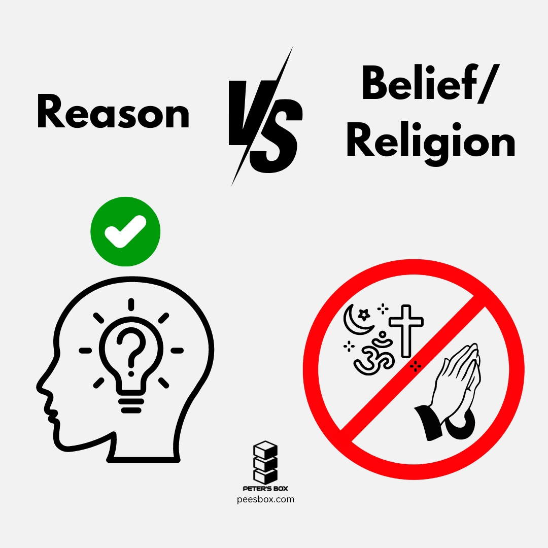 reason vs religion - Peter's Box
