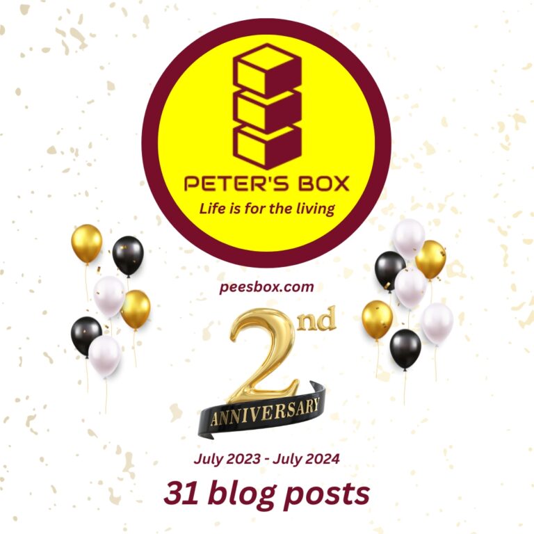 2nd Anniversary - 31 posts - Peter's Box