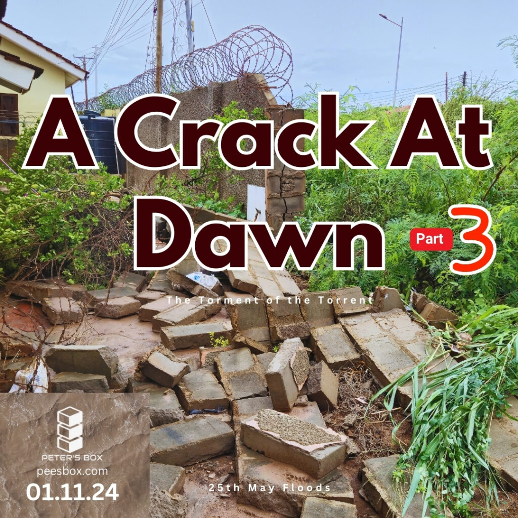 a crack at dawn - part 3 - blog post - Peters Box