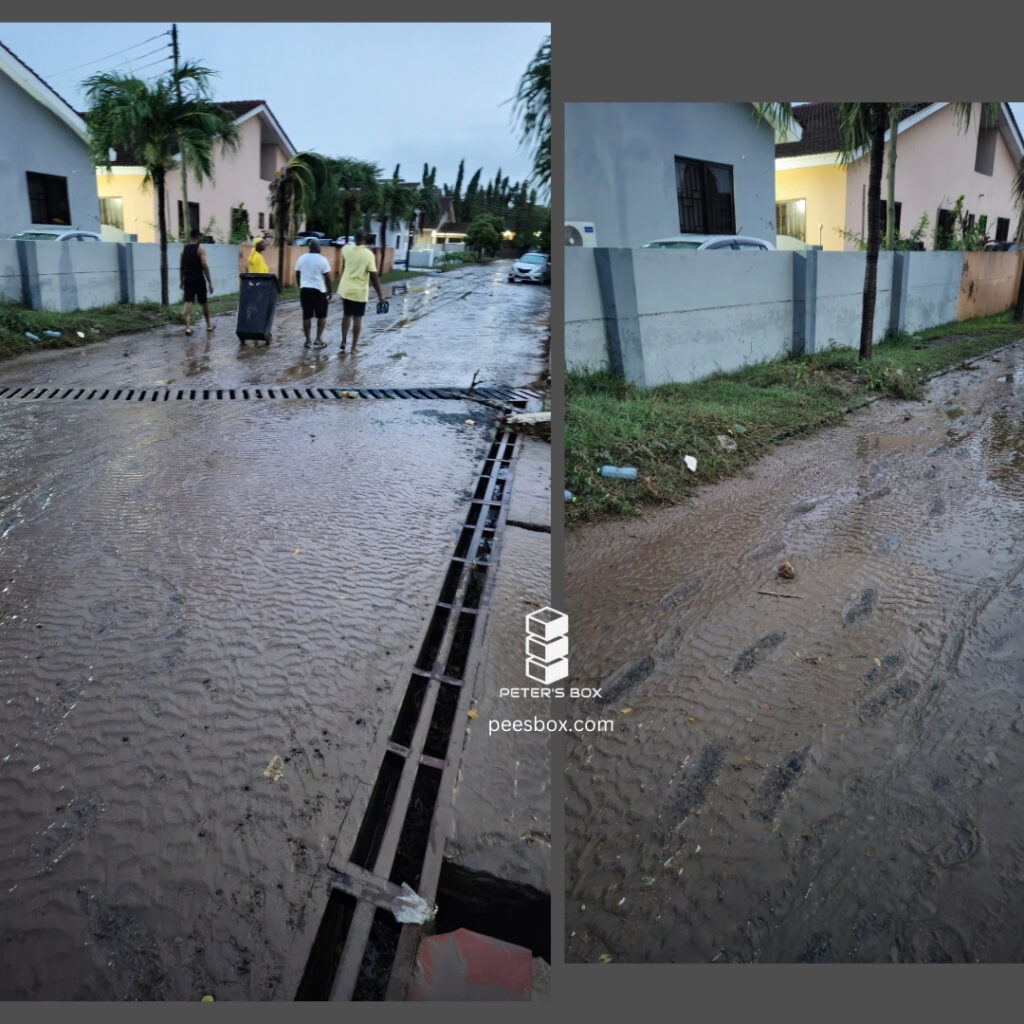 muddy roads - 25th May floods