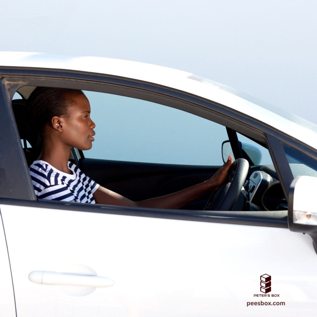 woman driving